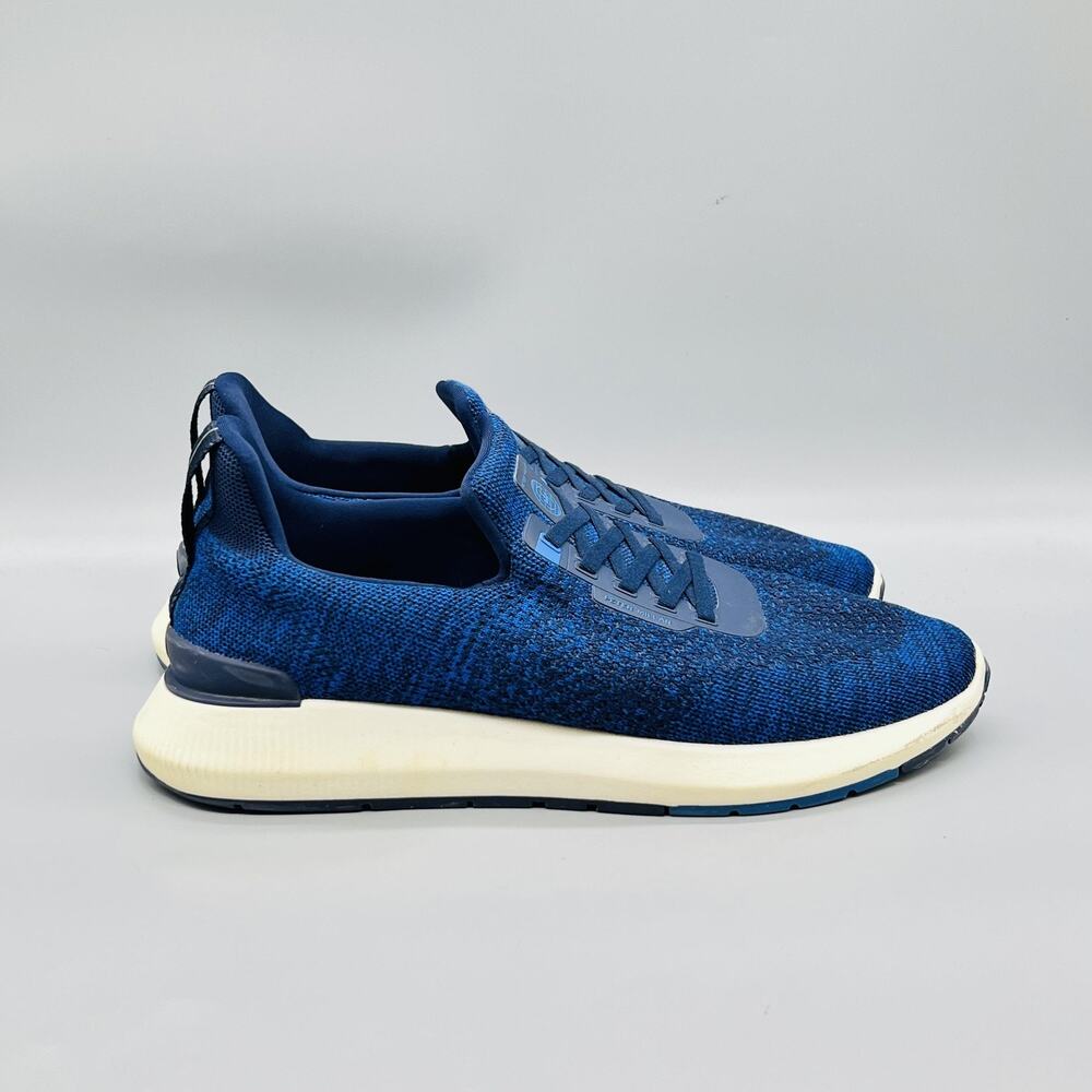 Peter Millar Shoes Mens 11.5 Blue Knit Apollo Walking Athletic Sneakers Comfort